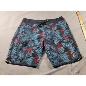 Travis Mathew Party Hearty Board Shorts‎ Swim Trunks Mens 38x9 Pockets